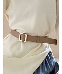 スクエアバックルベルト