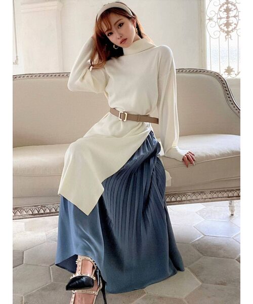 RESEXXY（リゼクシー）の「スクエアバックルベルト（ベルト・レディース・ブラック/ベージュ/ブラウン・FREE）」の4枚目の写真