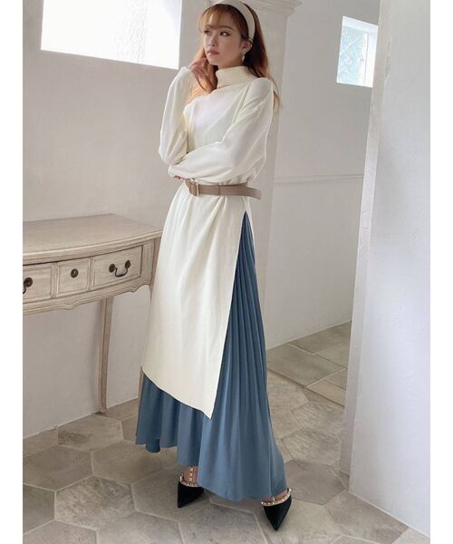 RESEXXY（リゼクシー）の「スクエアバックルベルト（ベルト・レディース・ブラック/ベージュ/ブラウン・FREE）」の5枚目の写真