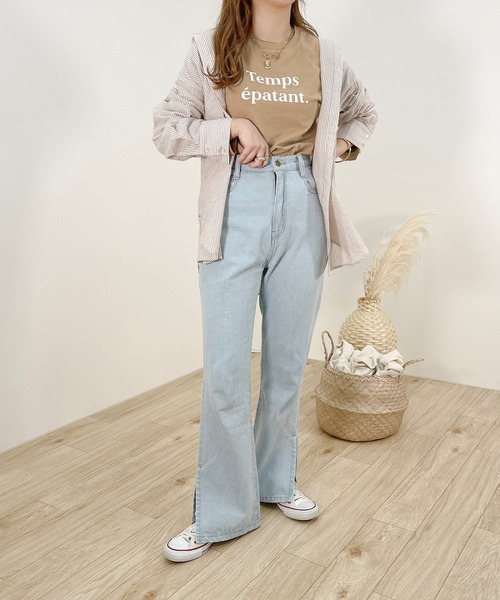 apres jour clair(アプレジュールクレア)の「【apres jour clair】アソートロゴロンT【ZOZOTOWN限定アイテム】(Tシャツ/カットソー・レディース・オフホワイト/イエロー/ベージュ/ホワイト系その他・X-LARGE/フリー)」の22枚目の写真