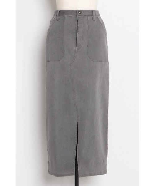 Bonjour Sagan(ボンジュールサガン)の「ストレッチデニムタイトスカート(デニムスカート・レディース・ブラック/グレー・FREE)」の10枚目の写真