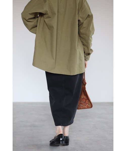 Bonjour Sagan(ボンジュールサガン)の「ストレッチデニムタイトスカート(デニムスカート・レディース・ブラック/グレー・FREE)」の11枚目の写真