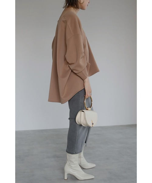 Bonjour Sagan(ボンジュールサガン)の「ストレッチデニムタイトスカート(デニムスカート・レディース・ブラック/グレー・FREE)」の22枚目の写真