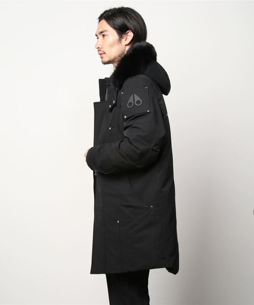 MOOSE KNUCKLES（ムースナックルズ）の「MOOSE KNUCKLES(ムースナックルズ）STIRLING PARKA（ダウンジャケット/コート・メンズ・ブラック・SMALL/MEDIUM/LARGE）」の2枚目の写真