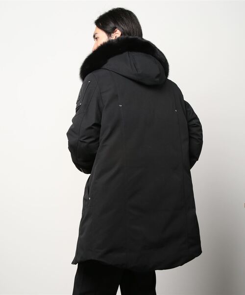 MOOSE KNUCKLES（ムースナックルズ）の「MOOSE KNUCKLES(ムースナックルズ）STIRLING PARKA（ダウンジャケット/コート・メンズ・ブラック・SMALL/MEDIUM/LARGE）」の3枚目の写真