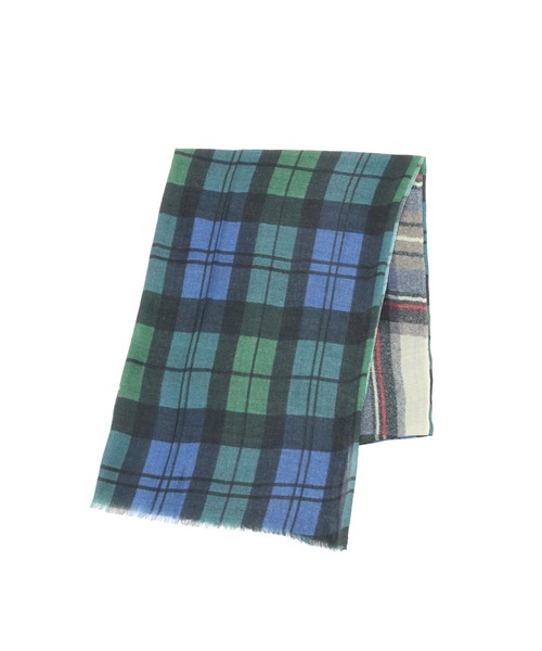 Glen Prince(グレンプリンス)の「【GLEN PRINCE(グレン プリンス)】 ストール ハーフチェック柄(ストール/ショール・レディース・グリーン/レッド・FREE)」の16枚目の写真