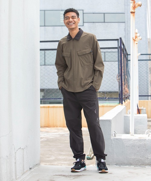 le coq sportif（ルコックスポルティフ）の「スポーツ メンズ ロングスリーブCORDURAウーブンジップシャツ カジュアル トレーニングウェア スポーツウェア（シャツ/ブラウス・メンズ・ブラック/ブロンズ/ネイビー・L/M/XL）」の6枚目の写真