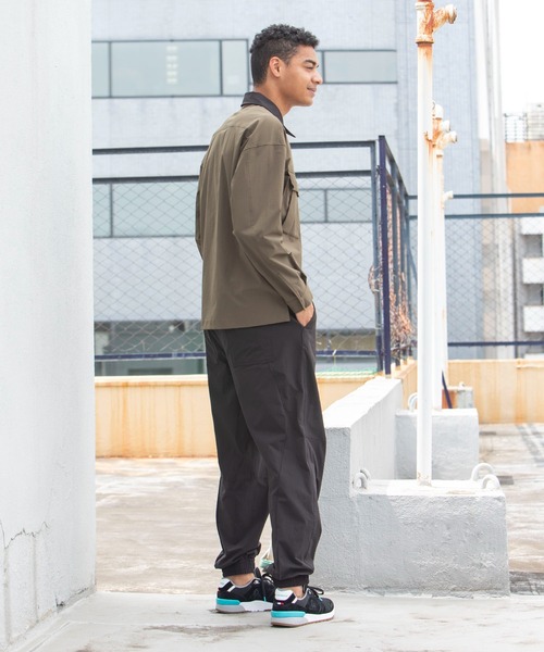 le coq sportif（ルコックスポルティフ）の「スポーツ メンズ ロングスリーブCORDURAウーブンジップシャツ カジュアル トレーニングウェア スポーツウェア（シャツ/ブラウス・メンズ・ブラック/ブロンズ/ネイビー・L/M/XL）」の8枚目の写真