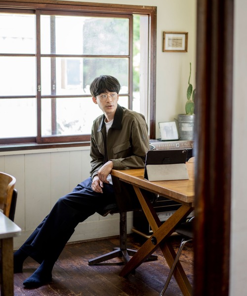 le coq sportif（ルコックスポルティフ）の「スポーツ メンズ ロングスリーブCORDURAウーブンジップシャツ カジュアル トレーニングウェア スポーツウェア（シャツ/ブラウス・メンズ・ブラック/ブロンズ/ネイビー・L/M/XL）」の10枚目の写真