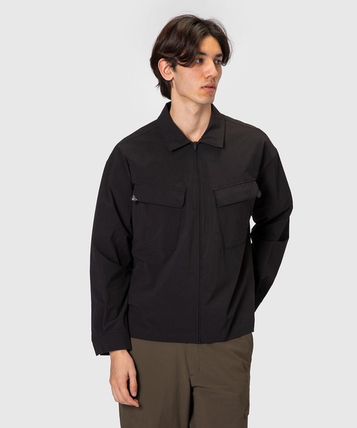 le coq sportif（ルコックスポルティフ）の「スポーツ メンズ ロングスリーブCORDURAウーブンジップシャツ カジュアル トレーニングウェア スポーツウェア（シャツ/ブラウス・メンズ・ブラック/ブロンズ/ネイビー・L/M/XL）」の15枚目の写真