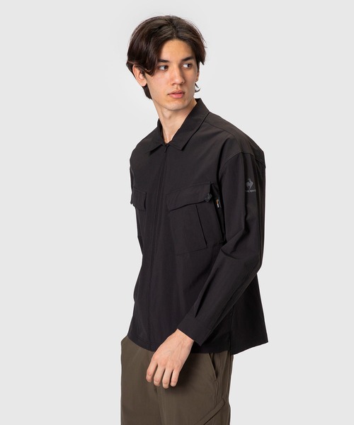 le coq sportif（ルコックスポルティフ）の「スポーツ メンズ ロングスリーブCORDURAウーブンジップシャツ カジュアル トレーニングウェア スポーツウェア（シャツ/ブラウス・メンズ・ブラック/ブロンズ/ネイビー・L/M/XL）」の16枚目の写真