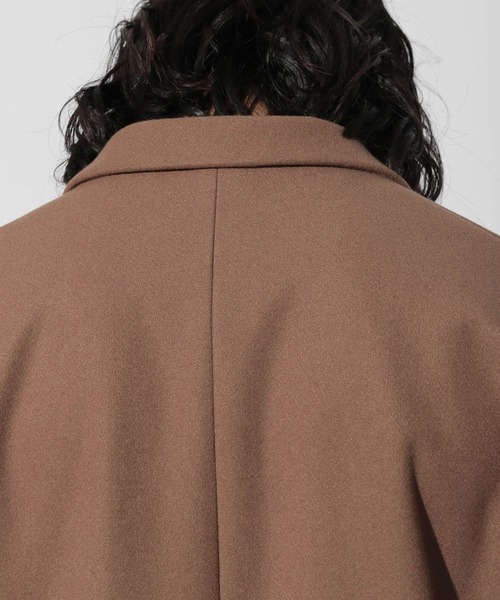 BAYFLOW（ベイフロー）の「ウーリーテックチェスターコート（チェスターコート・メンズ・ダークブラウン/ネイビー・SMALL/MEDIUM/LARGE）」の20枚目の写真