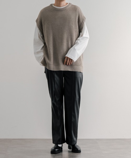 新品　タグ付き　Joseph シンセティック　レザーパンツ　PEGG サイズ48 新品 タグ付き Joseph シンセティック レザーパンツ PEGG サイズ48