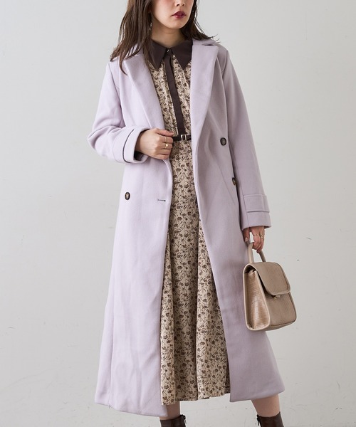 natural couture（ナチュラルクチュール）の「【WEB限定】配色襟付きレトロワンピース（ワンピース・レディース・ブラック系/ブラウン/ベージュ/ベージュ系/ミント/グリーン系・FREE）」の19枚目の写真