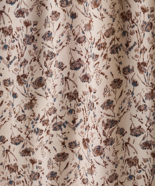 natural couture（ナチュラルクチュール）の「【WEB限定】配色襟付きレトロワンピース（ワンピース・レディース・ブラック系/ブラウン/ベージュ/ベージュ系/ミント/グリーン系・FREE）」の14枚目の写真