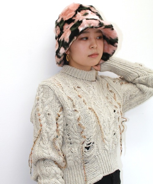 grapevine by k3(グレープバインバイケースリー)の「Hattie(ハット・レディース・ピンク・ONE SIZE)」の2枚目の写真