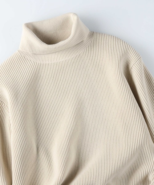 BACK NUMBER(バックナンバー)の「【BACK NUMBER】畦編みタートルニット(ニット/セーター・メンズ・ブラウン/ブラック/オフホワイト・L/XL/S/M)」の15枚目の写真