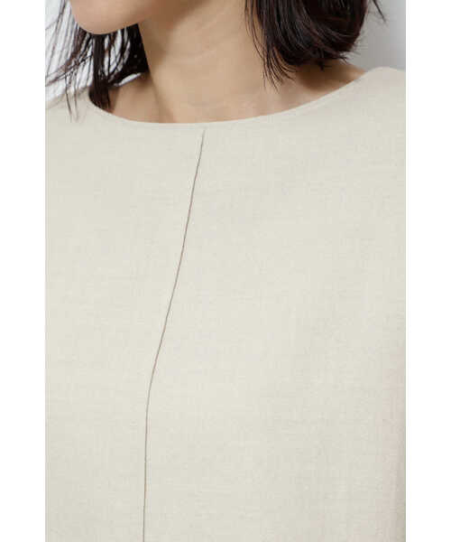 human woman(ヒューマンウーマン)の「◆セミ梳毛ツイルプルオーバー(Tシャツ/カットソー・レディース・ホワイト系その他/グレー・MEDIUM)」の22枚目の写真