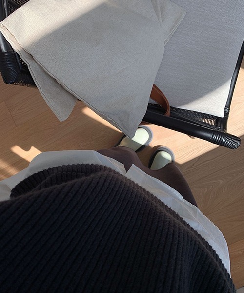 chuclla（チュクラ）の「ハイネック リブニットベスト chw21a123（ニット/セーター・レディース・ベージュ/ネイビー・FREE）」の7枚目の写真