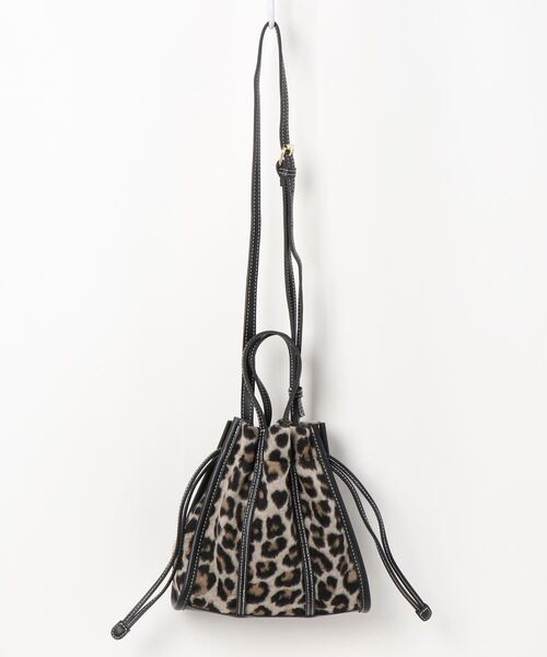 N.（N. Natural Beauty Basic）（エヌエヌナチュラルビューティーベーシック）の「レオパード柄ショルダーバッグ（トートバッグ・レディース・ブラウン系その他・ﾌﾘ-）」の3枚目の写真