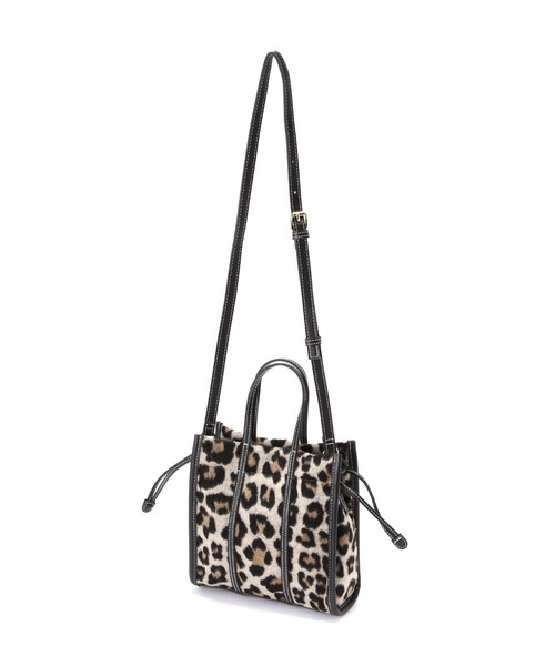 N.（N. Natural Beauty Basic）（エヌエヌナチュラルビューティーベーシック）の「レオパード柄ショルダーバッグ（トートバッグ・レディース・ブラウン系その他・ﾌﾘ-）」の6枚目の写真