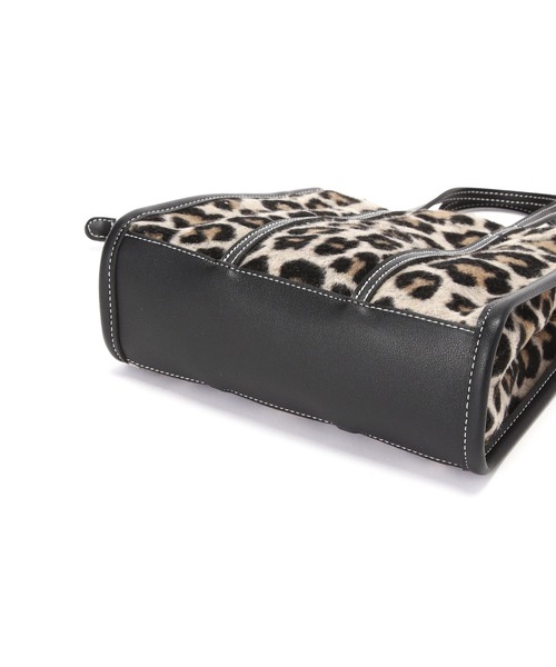 N.（N. Natural Beauty Basic）（エヌエヌナチュラルビューティーベーシック）の「レオパード柄ショルダーバッグ（トートバッグ・レディース・ブラウン系その他・ﾌﾘ-）」の12枚目の写真