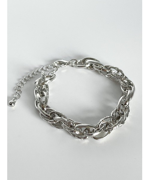 mou（モウ）の「トライバルデザインチェーンブレス（ブレスレット・レディース・シルバー・FREE）」の7枚目の写真