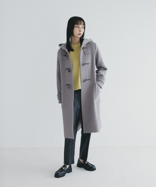 N.（N. Natural Beauty Basic）（エヌエヌナチュラルビューティーベーシック）の「フェイクレザースリムストレートパンツ（その他パンツ・レディース・ブラック・MEDIUM）」の11枚目の写真