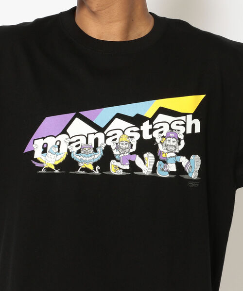 MANASTASH（マナスタッシュ）の「MANASTASH/マナスタッシュ　BEN LAMB SCHEME LOGO TEE ベンラムスキームロゴティー　7123059（Tシャツ/カットソー・メンズ・イエロー/ブラック/ホワイト・LARGE/X-LARGE/MEDIUM）」の10枚目の写真