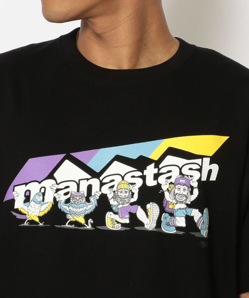 MANASTASH（マナスタッシュ）の「MANASTASH/マナスタッシュ　BEN LAMB SCHEME LOGO TEE ベンラムスキームロゴティー　7123059（Tシャツ/カットソー・メンズ・イエロー/ブラック/ホワイト・LARGE/X-LARGE/MEDIUM）」の11枚目の写真