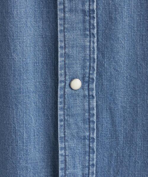 Wrangler（ラングラー）の「【別注】＜Wrangler (ラングラー)＞ ウェスタン デニム シャツ ワンピース（シャツワンピース・レディース・ライトブルー/コバルトブルー・FREE）」の12枚目の写真