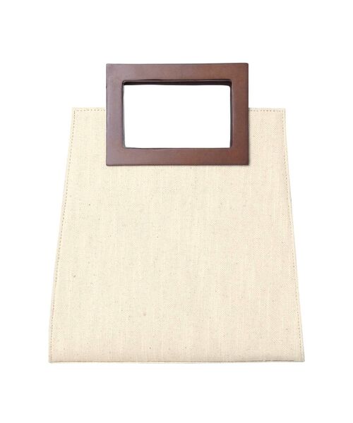 MURUA（ムルーア）の「スクエアハンドルバッグ（ハンドバッグ・レディース・アイボリー/その他1・FREE）」の6枚目の写真