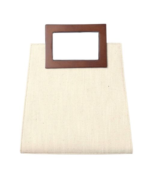 MURUA（ムルーア）の「スクエアハンドルバッグ（ハンドバッグ・レディース・アイボリー/その他1・FREE）」の8枚目の写真