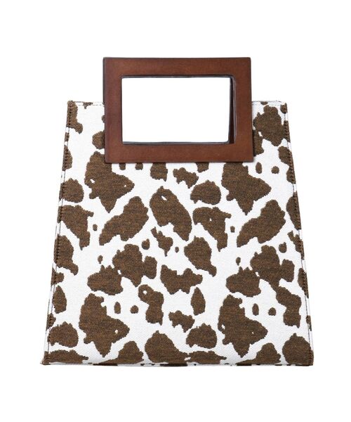 MURUA（ムルーア）の「スクエアハンドルバッグ（ハンドバッグ・レディース・アイボリー/その他1・FREE）」の10枚目の写真