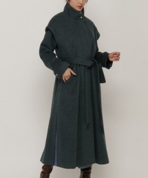 REDYAZEL | 3wayスタンドカラーバックプリーツコート(その他アウター)