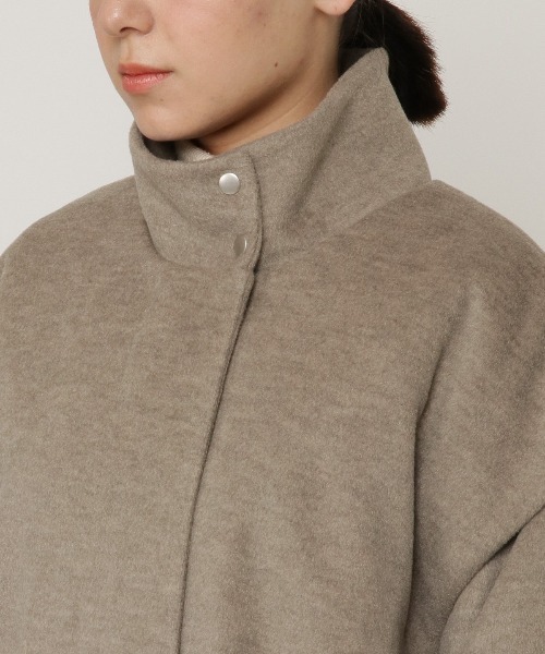 REDYAZEL（レディアゼル）の「3wayスタンドカラーバックプリーツコート（その他アウター・レディース・ダークグリーン/ベージュ/ライトベージュ・SMALL/MEDIUM）」の18枚目の写真