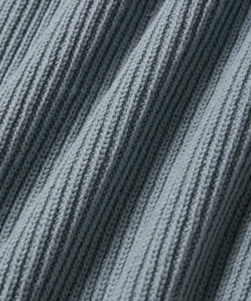 ADAM ET ROPE'（アダムエロペ）の「ビッグシルエット 畦編みカーディガン（カーディガン/ボレロ・メンズ・チャコールグレー/ホワイト系その他6/ブルー系その他6/ピンク系その他2・M/L）」の5枚目の写真