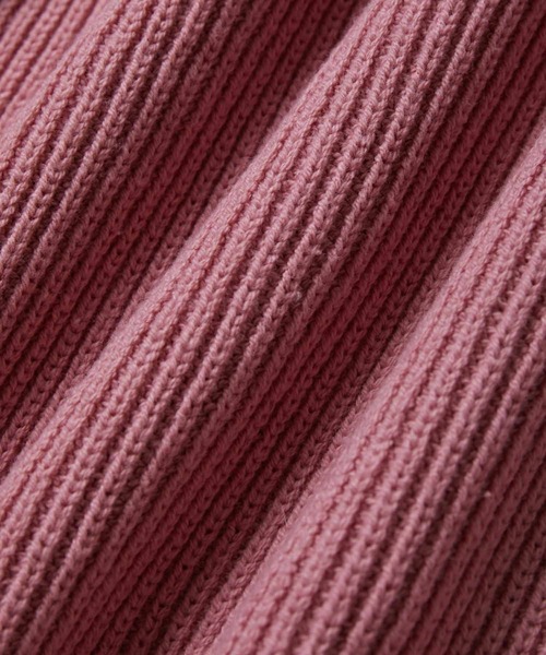 ADAM ET ROPE'（アダムエロペ）の「ビッグシルエット 畦編みカーディガン（カーディガン/ボレロ・メンズ・チャコールグレー/ホワイト系その他6/ブルー系その他6/ピンク系その他2・M/L）」の11枚目の写真