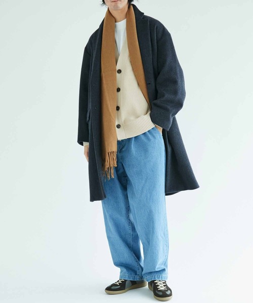 ADAM ET ROPE'（アダムエロペ）の「ビッグシルエット 畦編みカーディガン（カーディガン/ボレロ・メンズ・チャコールグレー/ホワイト系その他6/ブルー系その他6/ピンク系その他2・M/L）」の16枚目の写真