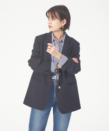 Rouge vif | 【セットアップ対応】ツィルシングルジャケット(テーラードジャケット)