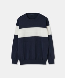 K04STRIPE CREW NECK