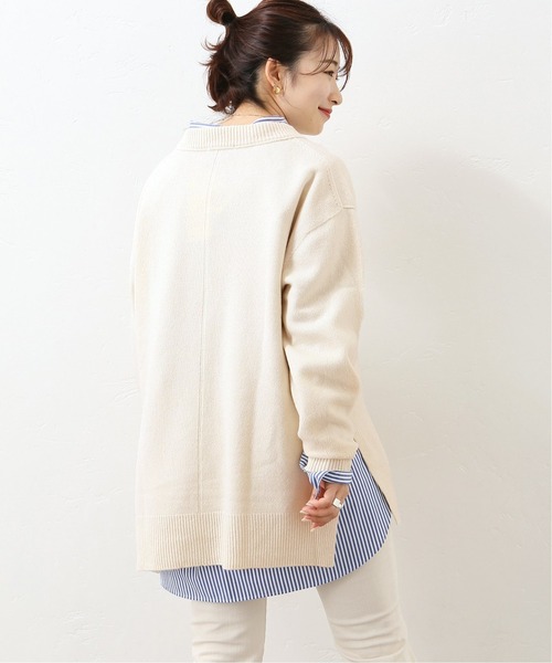 JOURNAL STANDARD(ジャーナルスタンダード)の「ウールカシミヤホールガーメントクルーネック(ニット/セーター・レディース・ホワイト/ネイビー/ピンク/イエロー・FREE)」の19枚目の写真