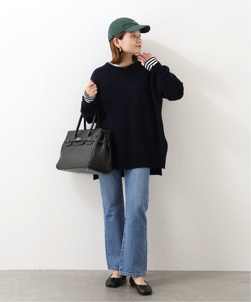 JOURNAL STANDARD(ジャーナルスタンダード)の「ウールカシミヤホールガーメントクルーネック(ニット/セーター・レディース・ホワイト/ネイビー/ピンク/イエロー・FREE)」の9枚目の写真