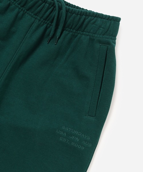 Saturdays NYC(サタデーズ ニューヨークシティ )の「Stanton International Sweatpant(スウェットパンツ・レディース・グリーン/ブラック/キナリ・M/S/X-SMALL/L)」の19枚目の写真