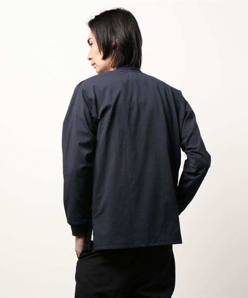 RATTLE TRAP（ラトルトラップ）の「スムース×ベロアペイズリー柄カーディガン（カーディガン/ボレロ・メンズ・ネイビー/ブラック・M/L）」の4枚目の写真