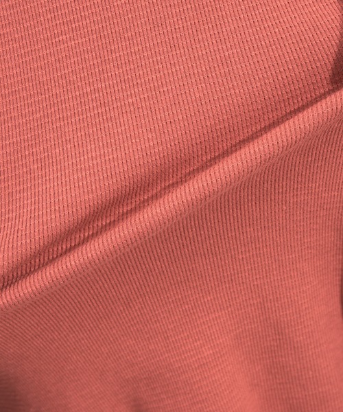 NOMINE（ノミネ）の「アメスリタンクレイヤードハニカムプルオーバー（Tシャツ/カットソー・レディース・ホワイト/ブラック/オレンジ/グレイッシュベージュ・フリー）」の16枚目の写真