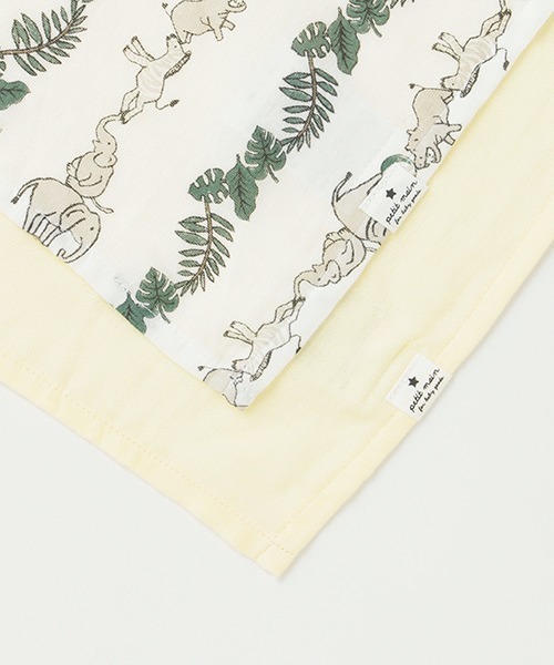 petit main（プティマイン）の「【オーガニック】スワドル2P（おくるみ・キッズ・イエロー/ブルー/ライトグリーン/ライトピンク・FREE）」の5枚目の写真