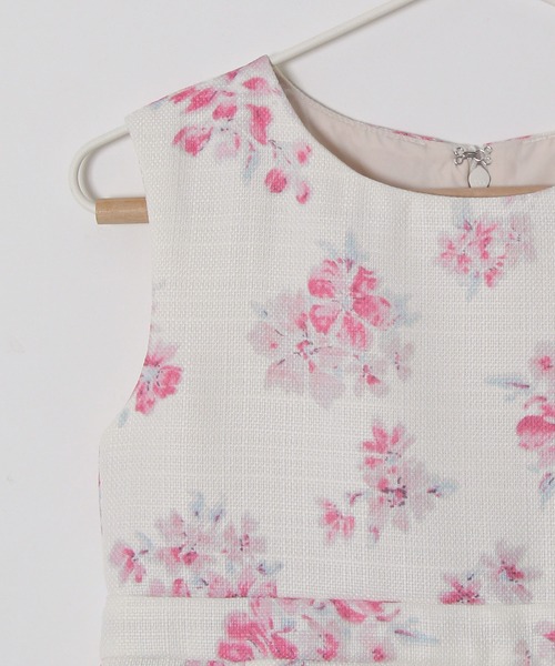 ROPE' PICNIC（ロペピクニック）の「【KIDS】フラワープリントノースリーブワンピース（ワンピース・キッズ・ピンク/ブルー・110/120/130/140）」の6枚目の写真