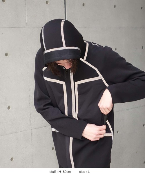 【美品】デサントオルテライン　フュージョンニット　切替ダウンベスト　黒 XL 美品】デサントオルテライン フュージョンニット 切替ダウン