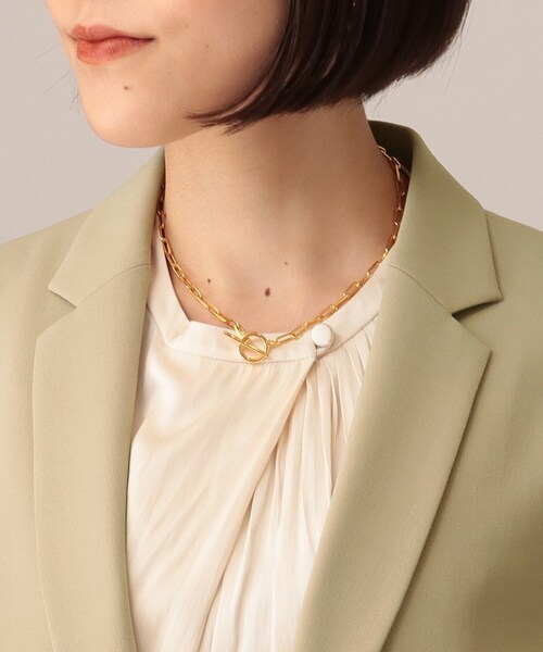 UNTITLED（アンタイトル）の「◆カロスウーステッド テーラードジャケット【マシンウォッシャブル】（テーラードジャケット・レディース・ベージュ/ブラック・03/44/04/42/02/00/01/48）」の7枚目の写真